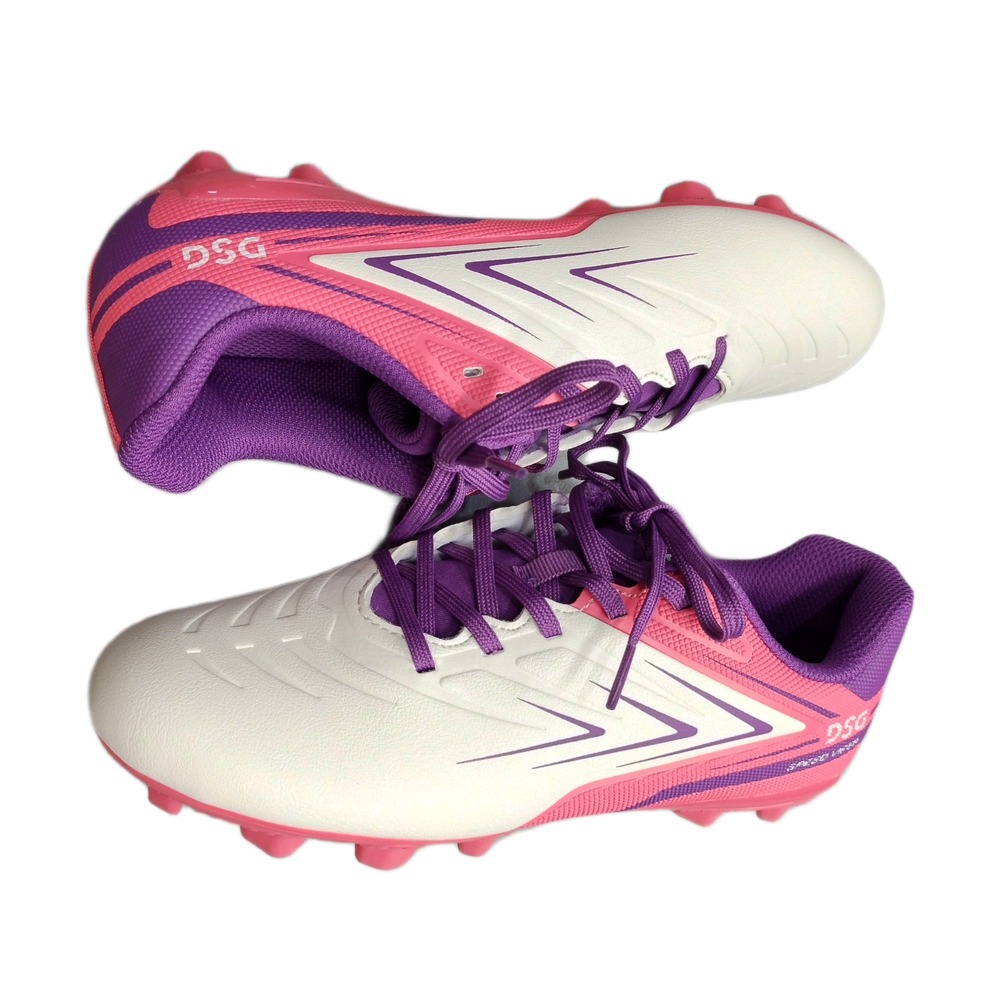 DSG Speed Viper Soccer Cleats Youth US 3.5 Multi Synthetic Lace Up DSG24YSC-PNK